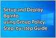 How to deploy BgInfo to servers using Group Policy step by